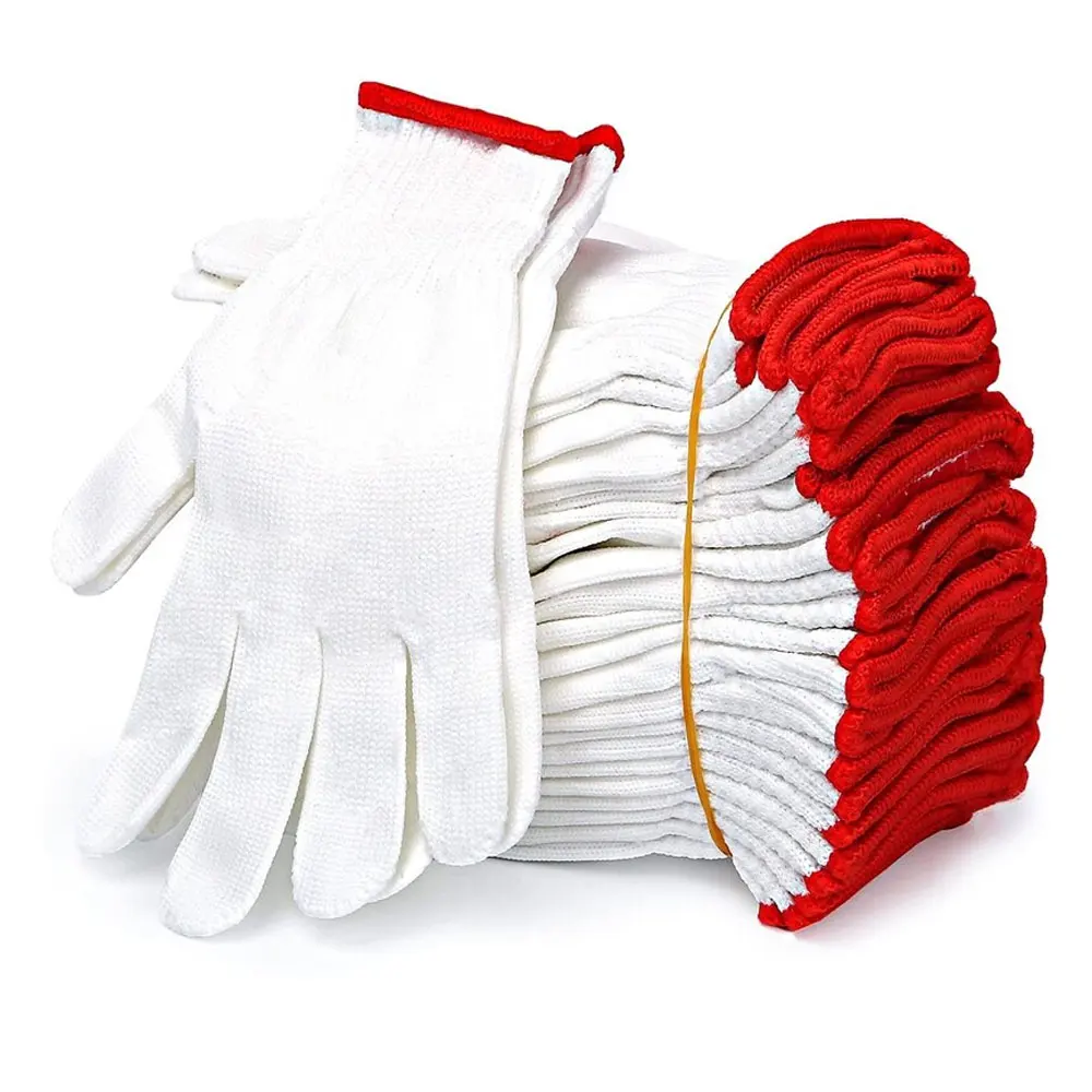 Top Quality Safety & Personal Protective Seamless Knitted General Purpose Work Gloves Heavy Duty Construction Working Gloves