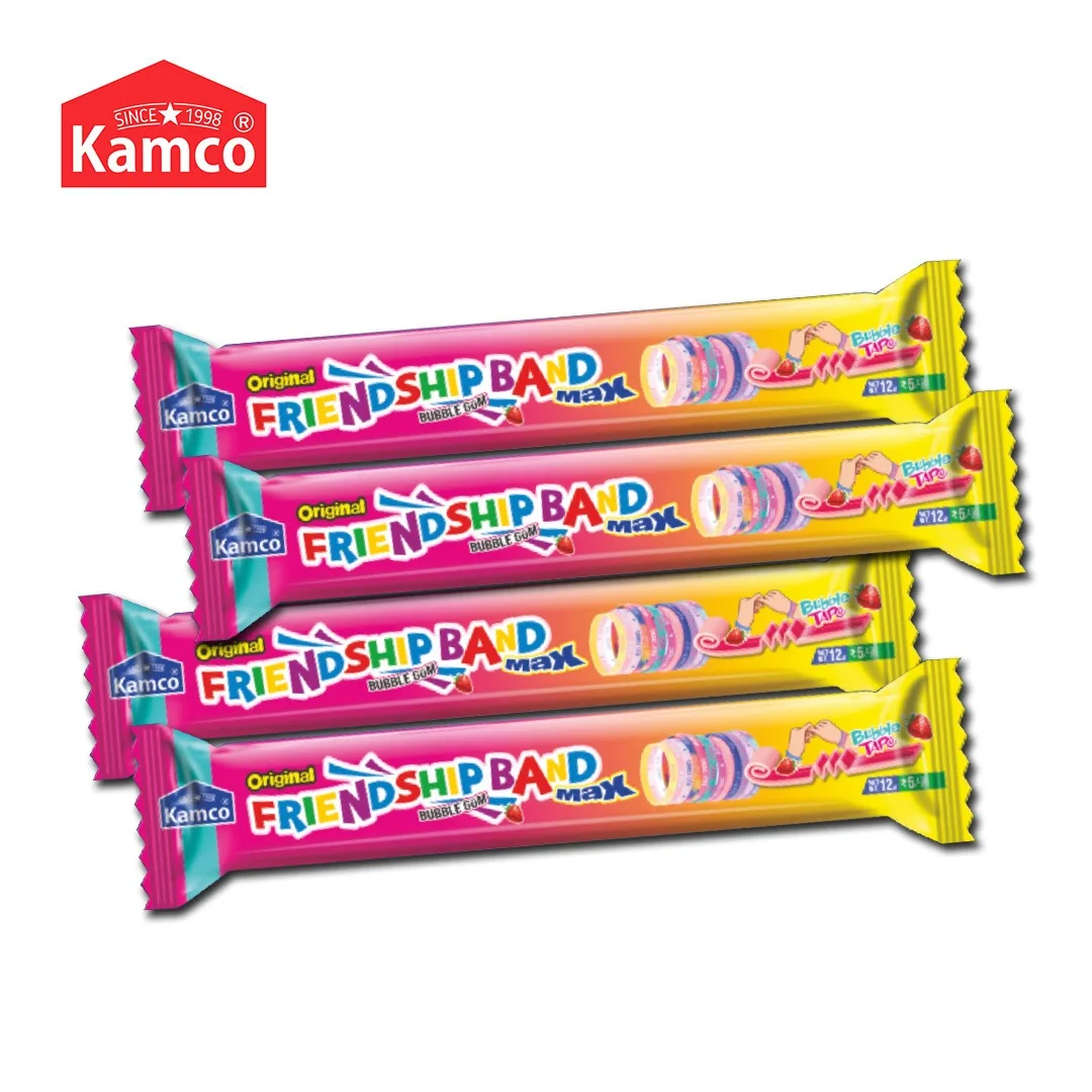 EXPORT QUALITY KAMCO FRIENDSHIP BAND STRAWBERRY TAPE ROLL BUBBLE GUM