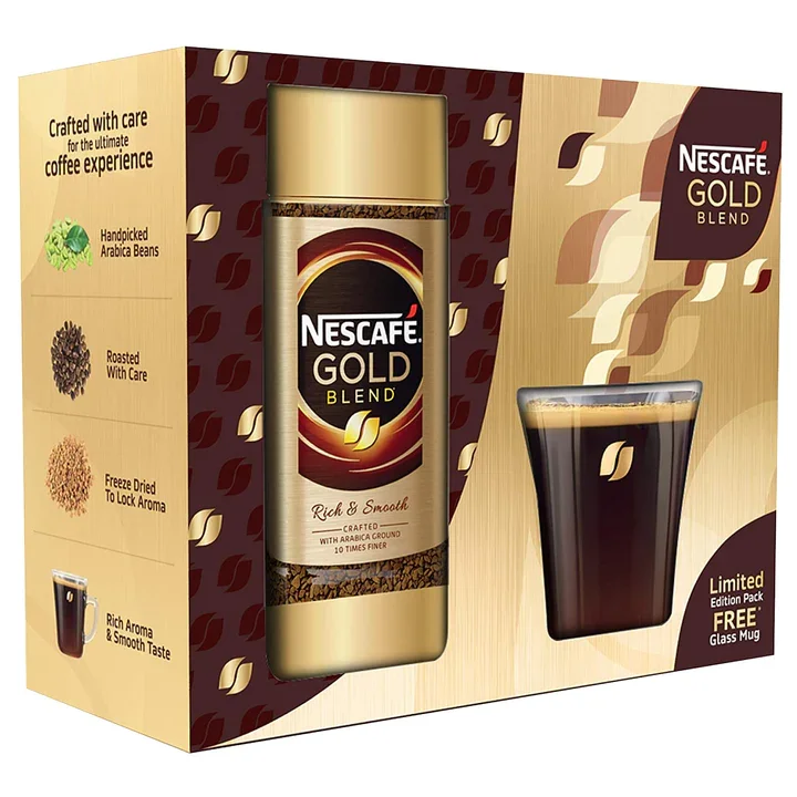 Оптовая продажа Nescafe Gold оригинальный 200 г/7 унций растворимый кофе Золотой Классический ароматный кофеин с кофеином