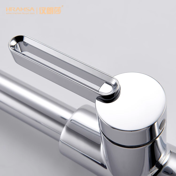 Commercial Pull Out Flexible Water Mixer 3 Way Pre Rinse Sink Taps Kitchen Faucet with Pull Down Sprayer