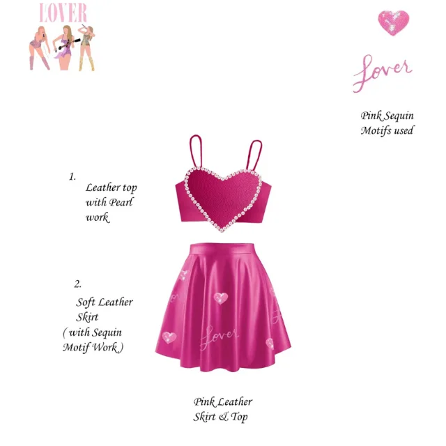 Fashion 2024 Swiftie Album Custom casual summer V-Neck women dress beaded motifs Concert attire