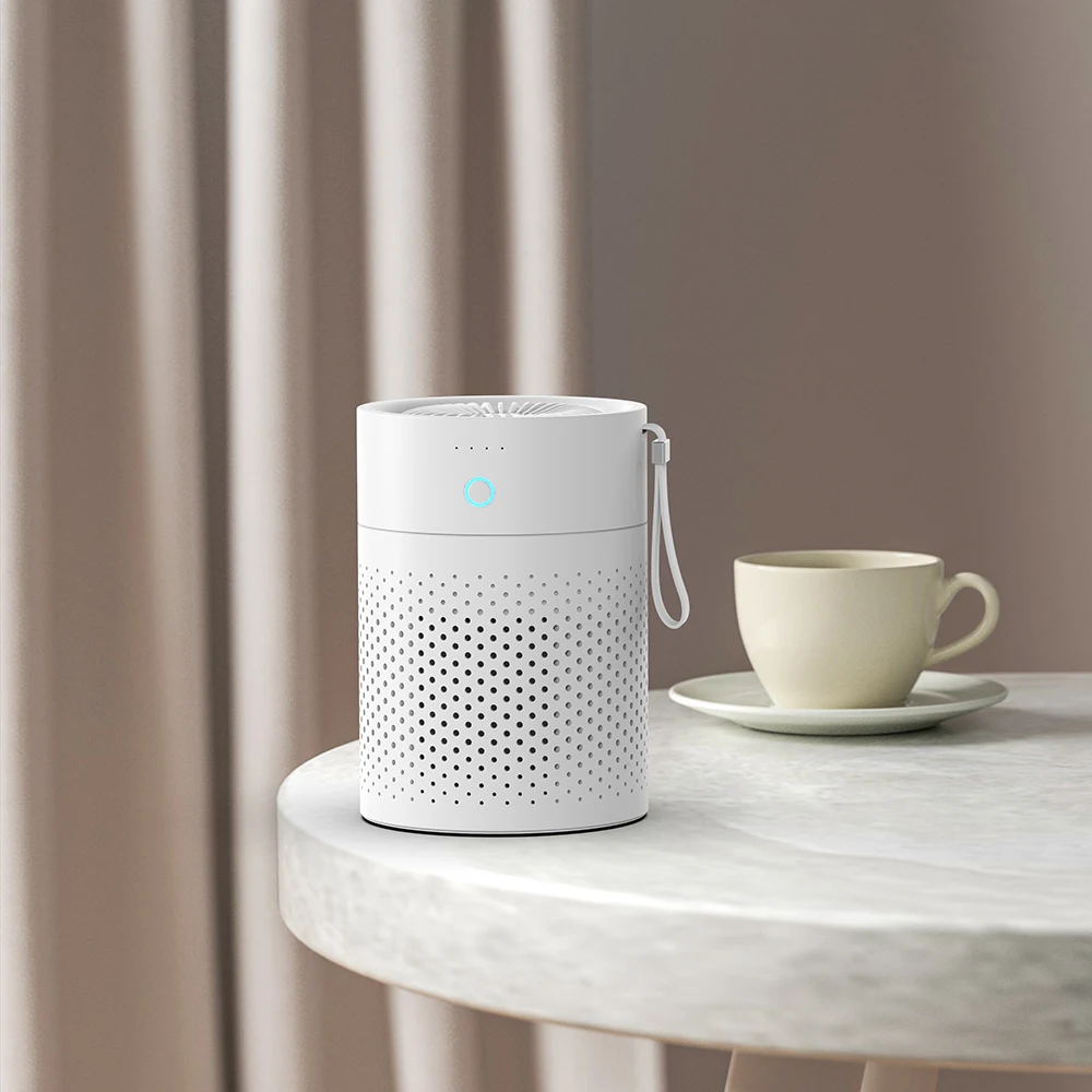 Wholesale Washable Air Conditioner Rechargeable Electronic Anion Remove Smoke Air Cleaner USB Mini Car Air Purifier Portable