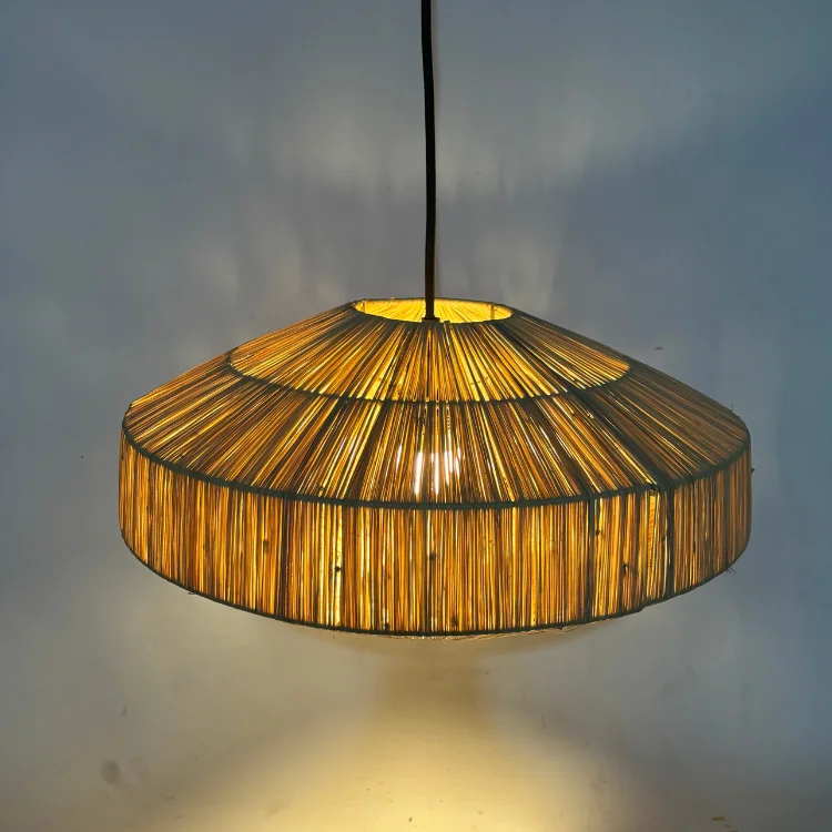 Competitive Price Wicker Woven Hanging Ceiling Durable For Coffee Decor Oem Standard Packaging From Vietnam Manufacturer