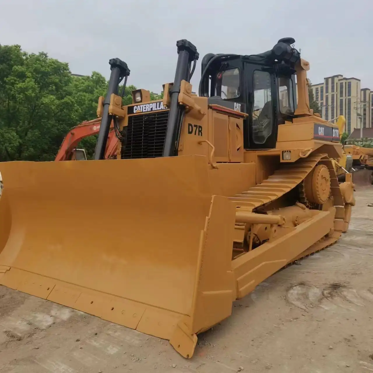 Used Caterpillar D7R track-type tractor dozer quality road construction machinery CATD7R with good performance and cheap price