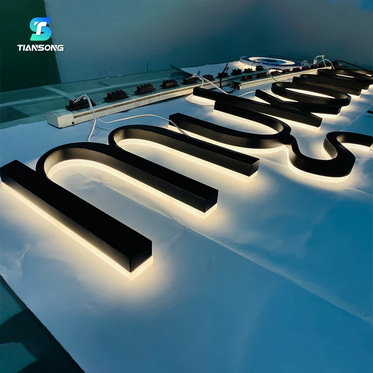 3D Acrylic Signage Led Name Logo For Business Custom High Quality Backlit Letter Sign