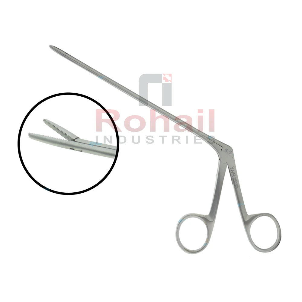 Щипцы типа крокодил зубчатые челюсти (14 см)