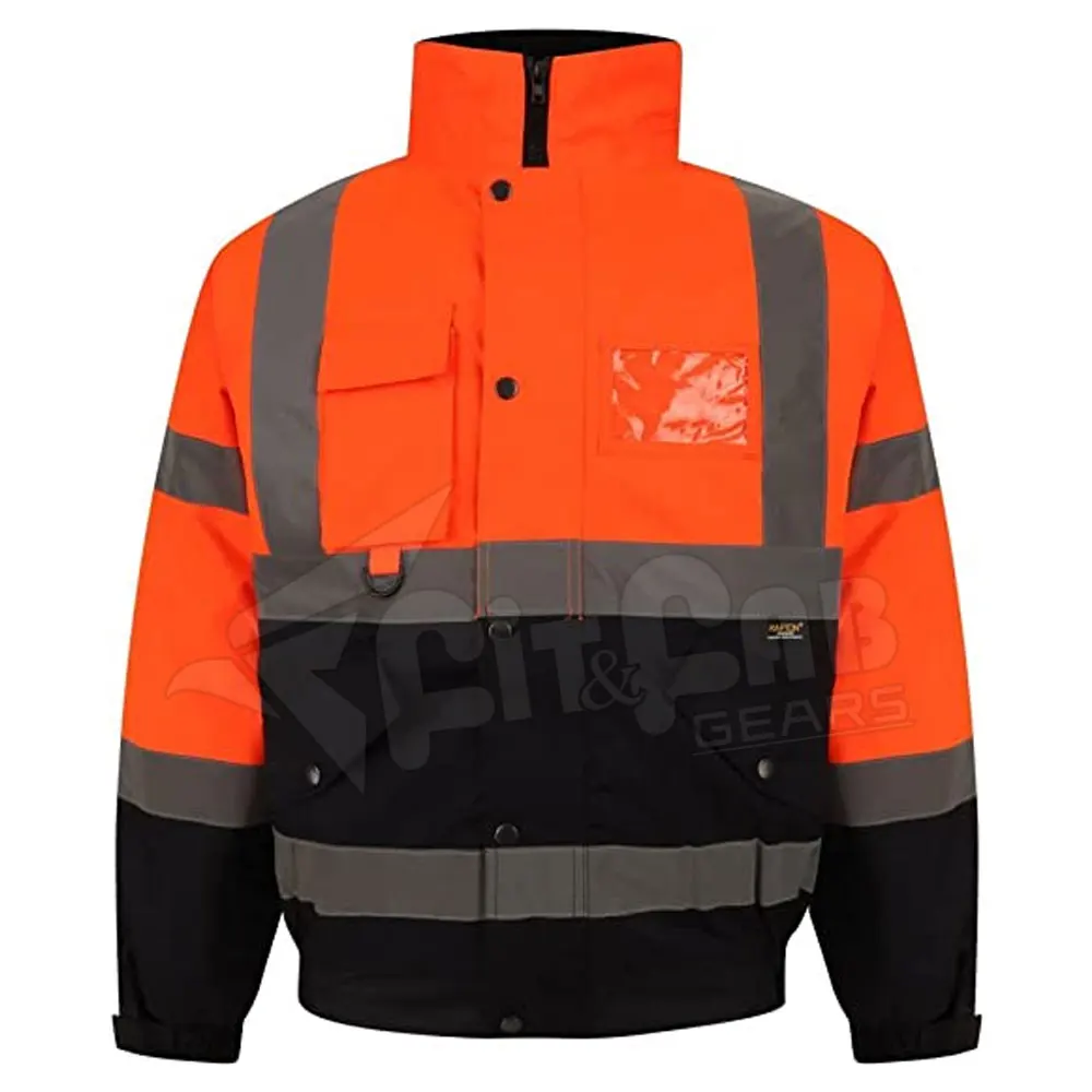 Comfortable Customized Safety Jacket Quick Dry Work Wear Comfortable OEM Services Customized Safety Jackets