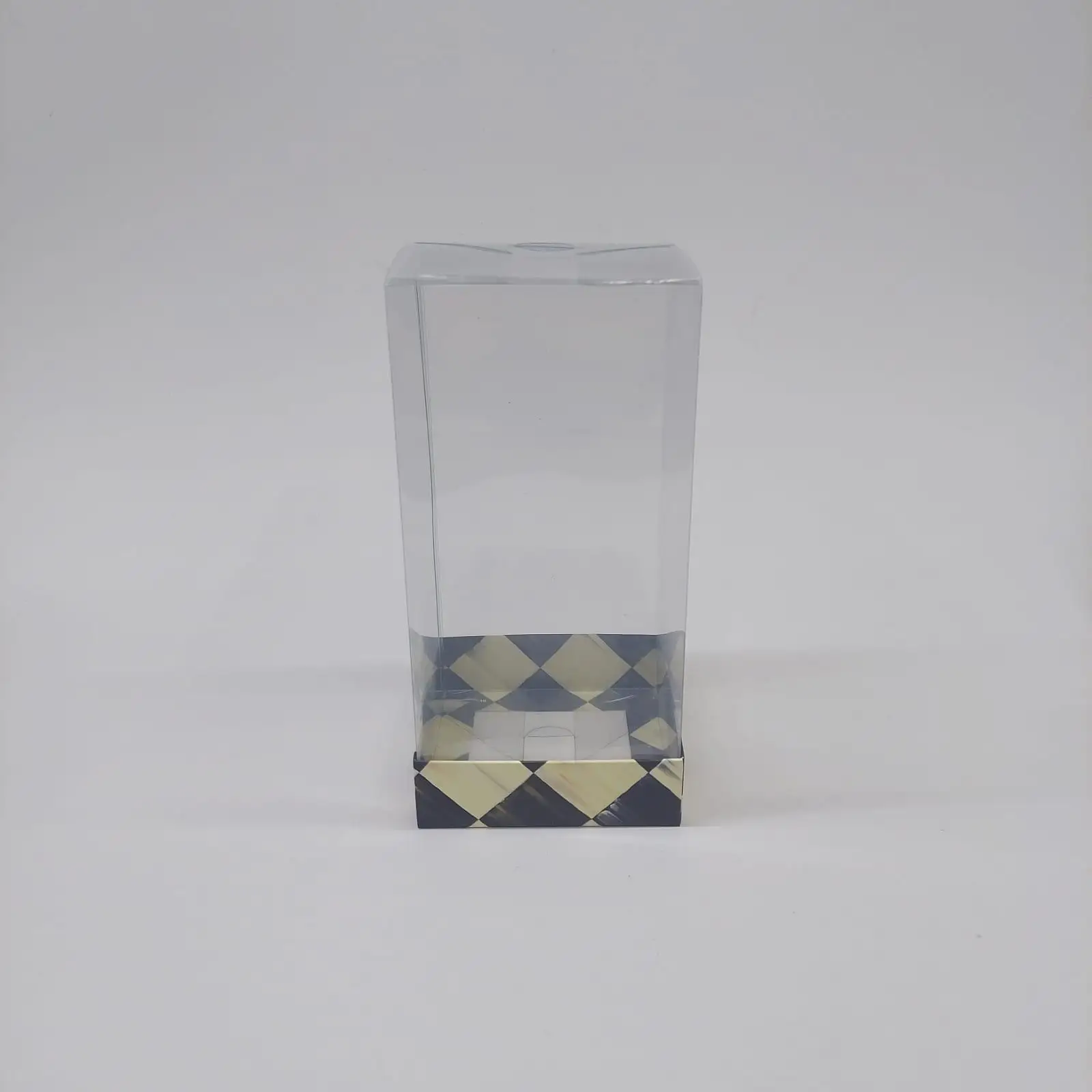 Made in Turkey Clear Transparent Acetate plastic packaging box with paper lid Custom Folding PET PVC PP Acetate Plastic