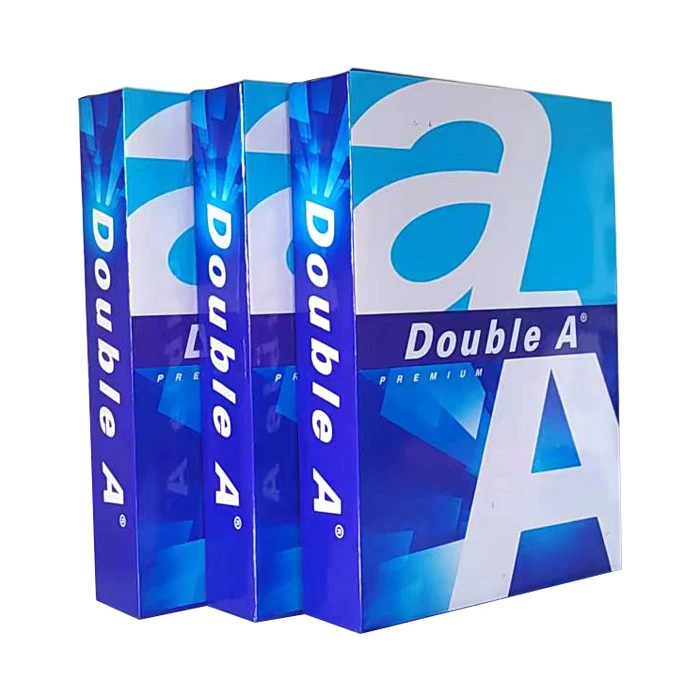 100% Wood Pulp 80gsm A4 Copy Paper 70 GSM / 80 GSM - Super White a4 paper for sale-Double A A4