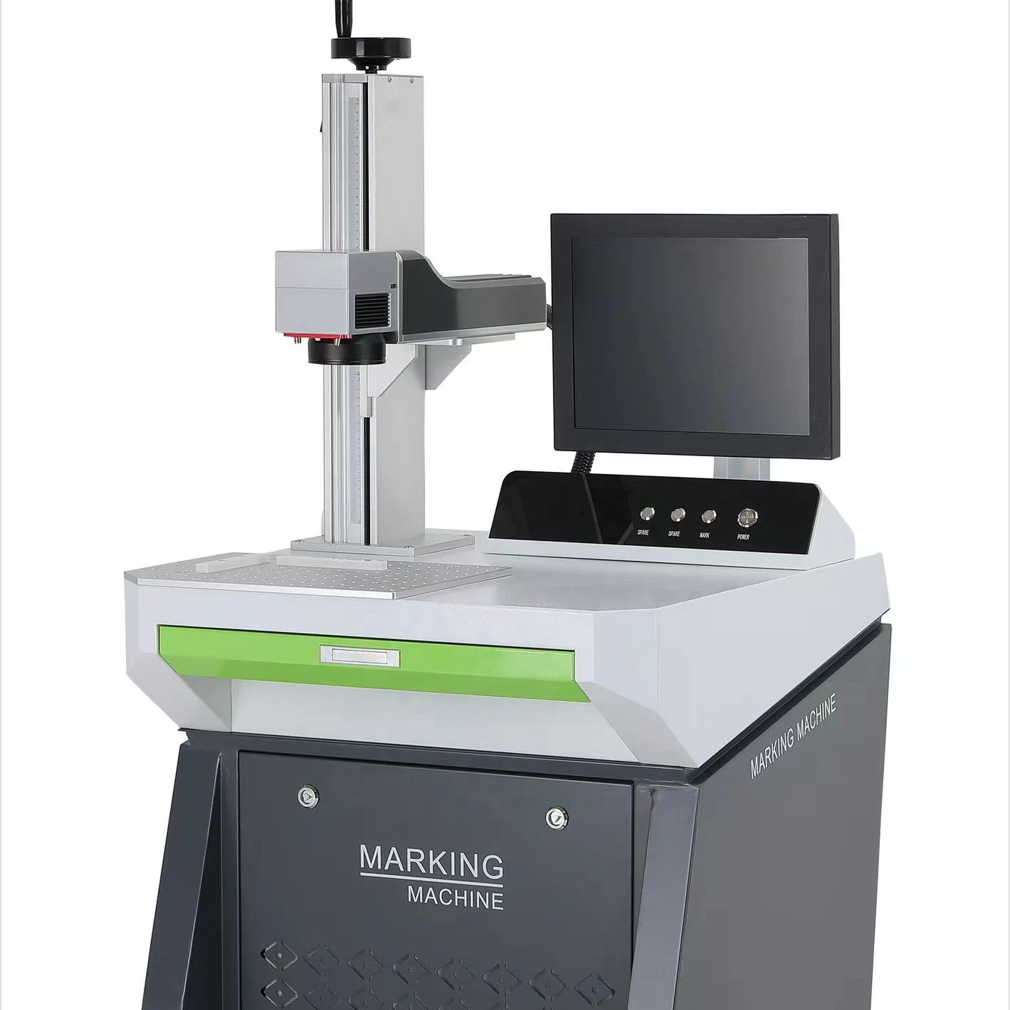 desktop with table 20w 30w 50w Raycus Optical Fiber Laser Marking Engraving Machine Metal marker Laser