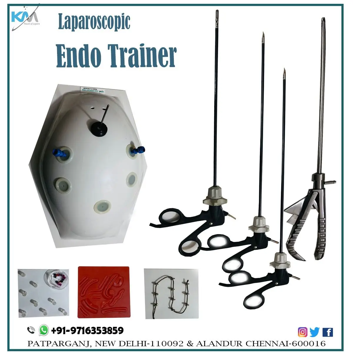 High quality Abdominal Endotrainer Set