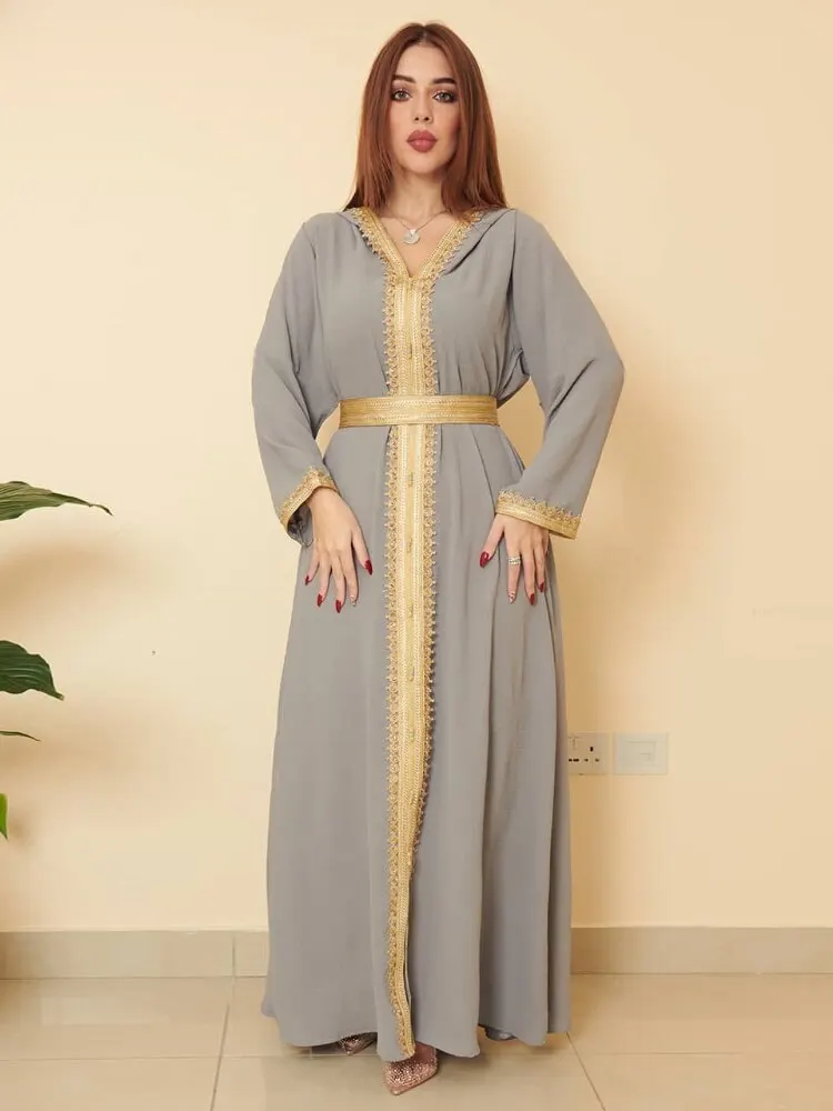 2022 Cheap Casual Plus Size Maxi Ladies Eid Clothes Arabic Dubai Kaftan Afghan Abaya Women Muslim Prayer Dress
