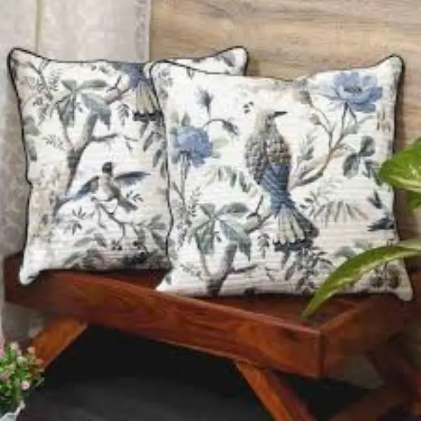 Good Cotton Canvas Cushion Covers With Customize Label &Design Print Pillow Cover For Recycled Cotton Fabrics Cushion Covers