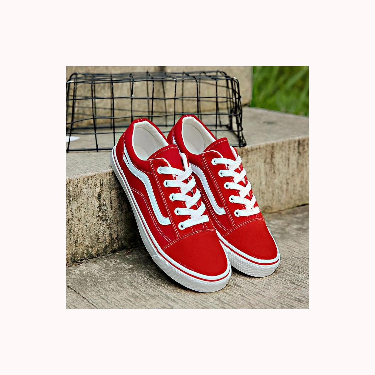 Custom OEM ODM Casual Men Shoes Trendy Fashion Daily Wear All Match Canvas Upper Low MOQ