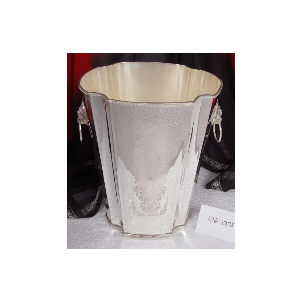 Bar Accessories Wine Cooler Bird And Leaf Design Handcrafted Beverage Tub New Premium Quality Metal Beer Chiller Ice Basket