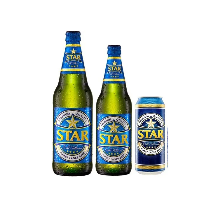 STAR LAGER пивная банка 33CL X24/Star Lager 600 мл-футляр 12