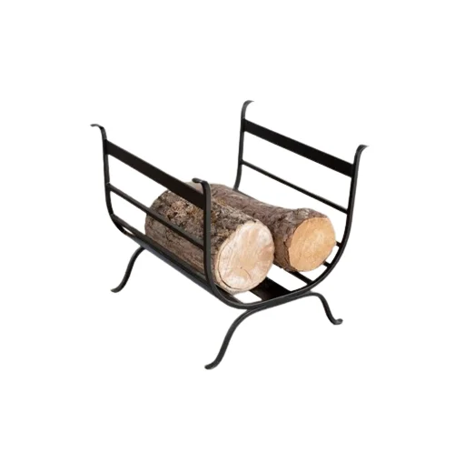 Hot Selling Camping Wood Rack Firewood Storage Outer door Log Holder Heavy Duty Metal Iron Folding Firewood Rack