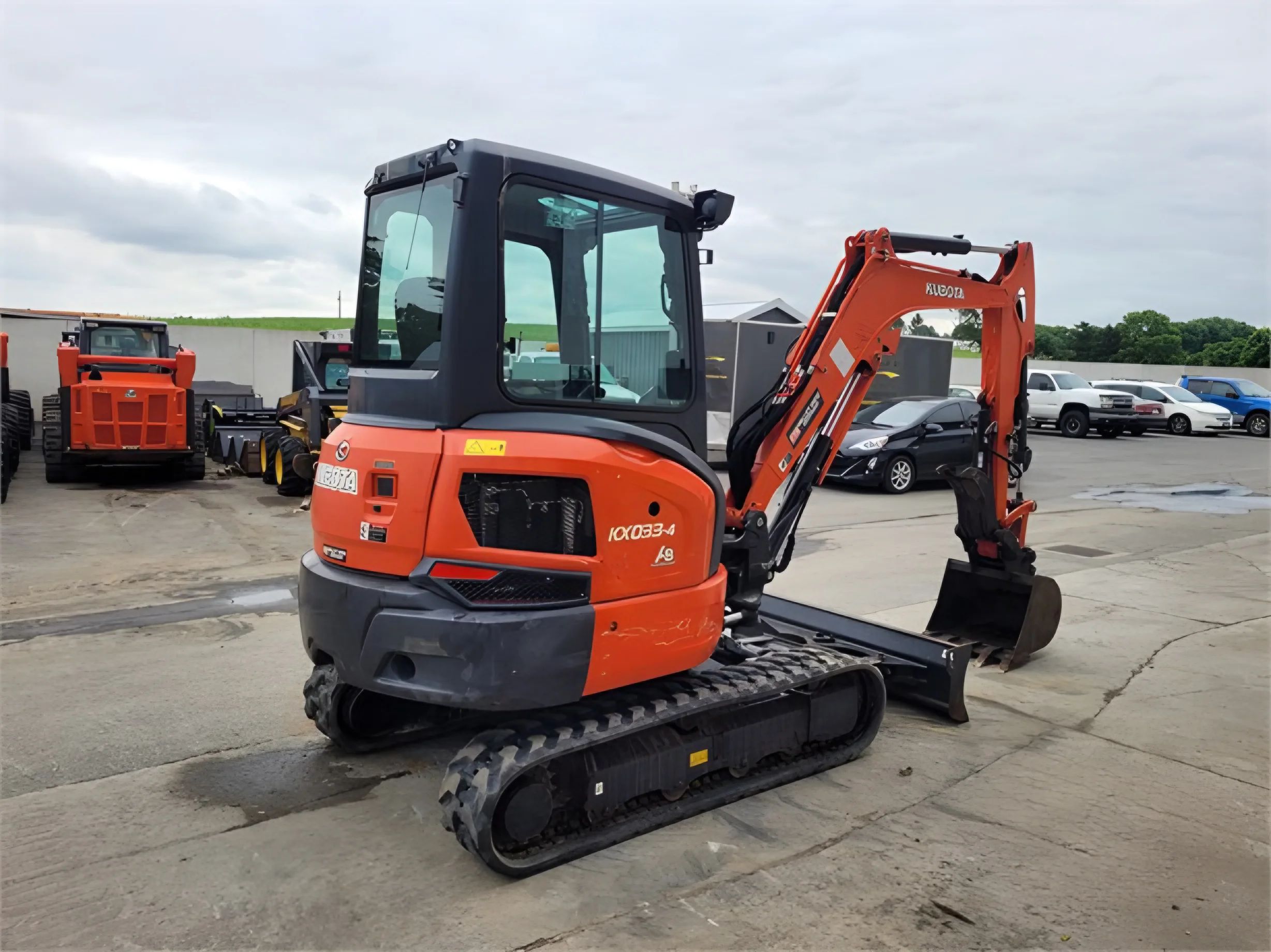 Небольшой мини-экскаватор KX033-04 2021 2018 KUBOTA