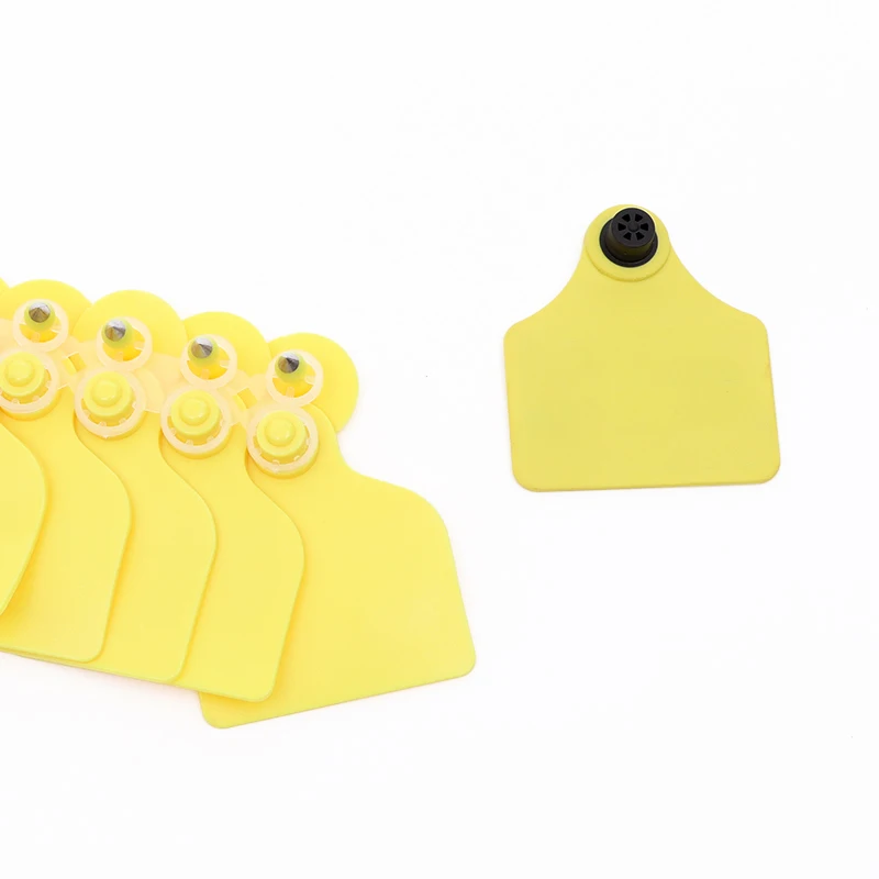 Factory Custom ID Chip RFID Cattle Ear Tag for Livestocks Identification UHF Animal Ear Tag