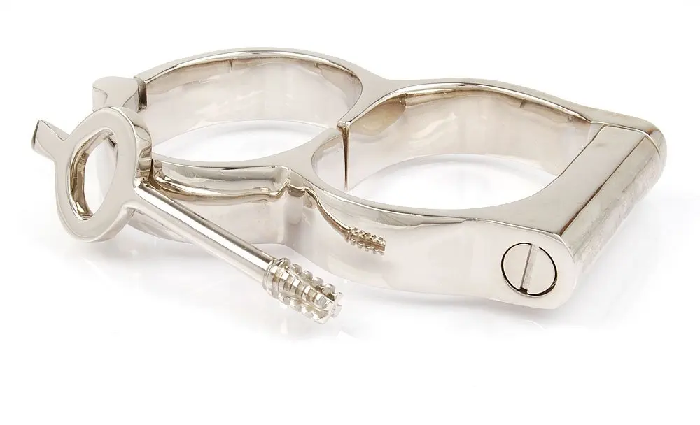 Stainless Steel Bdsm Bondage  Customized Size Kubind Handcuffs