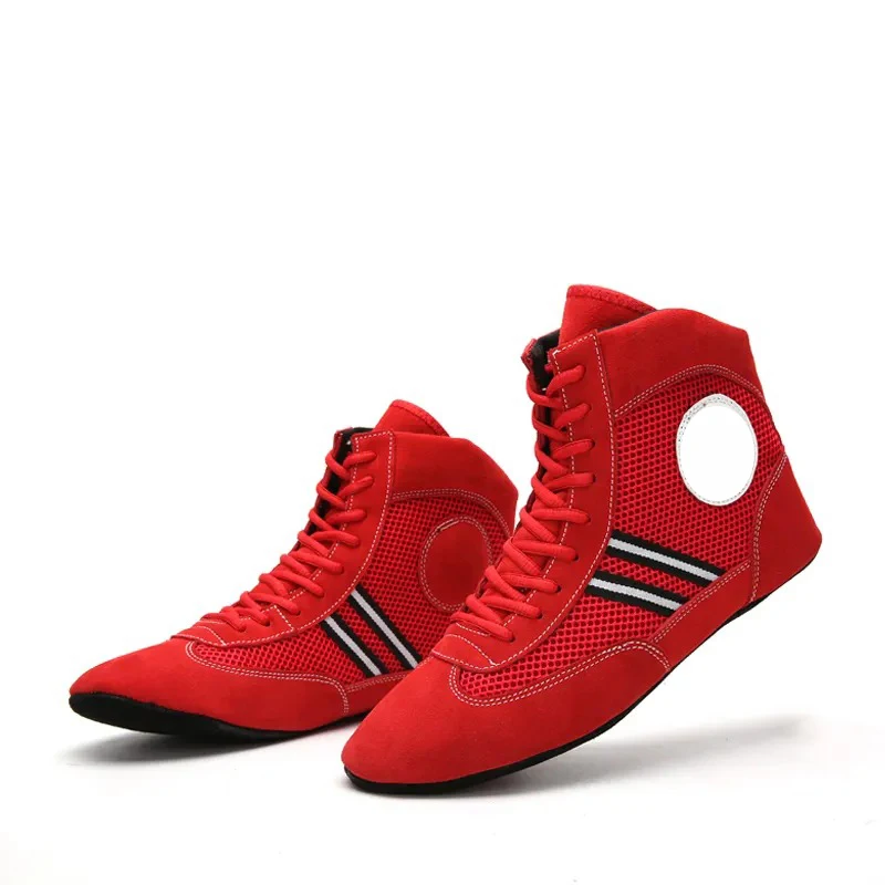 Wholesale High Premium Customized Logo And Custom Size Available Non-Slip Boxing Sambo Shoes