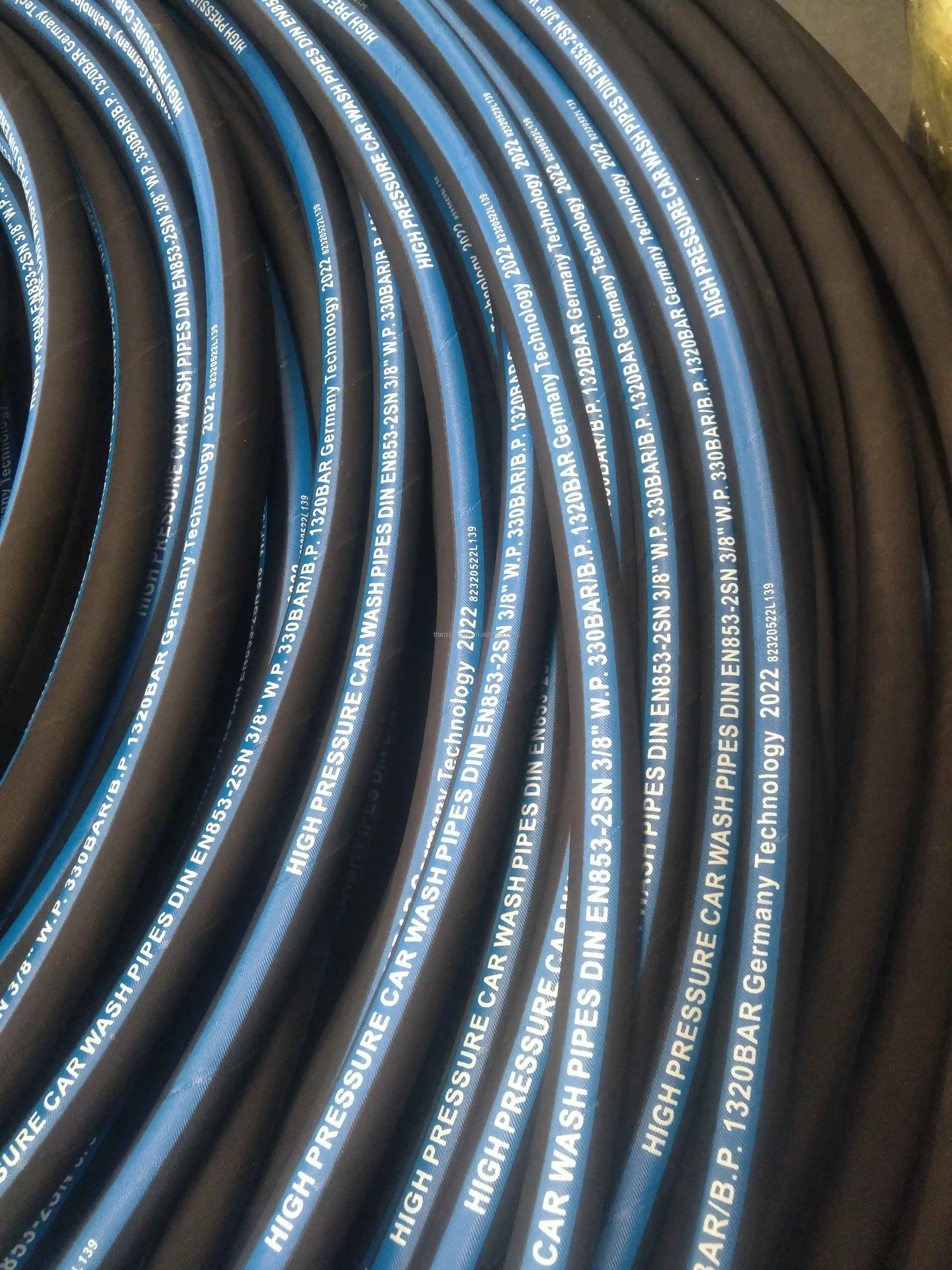 1 or 2 steel wire braid MSHA  certificate  top  QUALITY high pressure mining oil RUBBER HOSE hydraulic hose