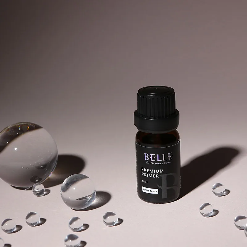 Belle Premium Primer 10ml made in Korea eyelash primer white musk scent Eye lash extensions preparation Fast drying Volume fans