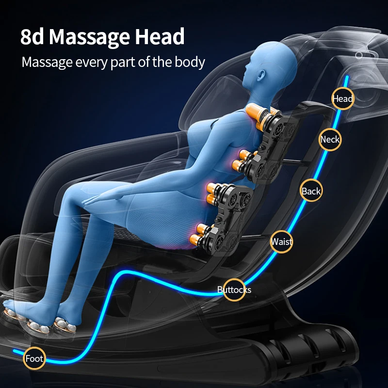 Full Body 4D Zero Gravity Electric Price Leather Parts Luxury Cheap Recliner Machine Foot Massage Chair Online Technical Support