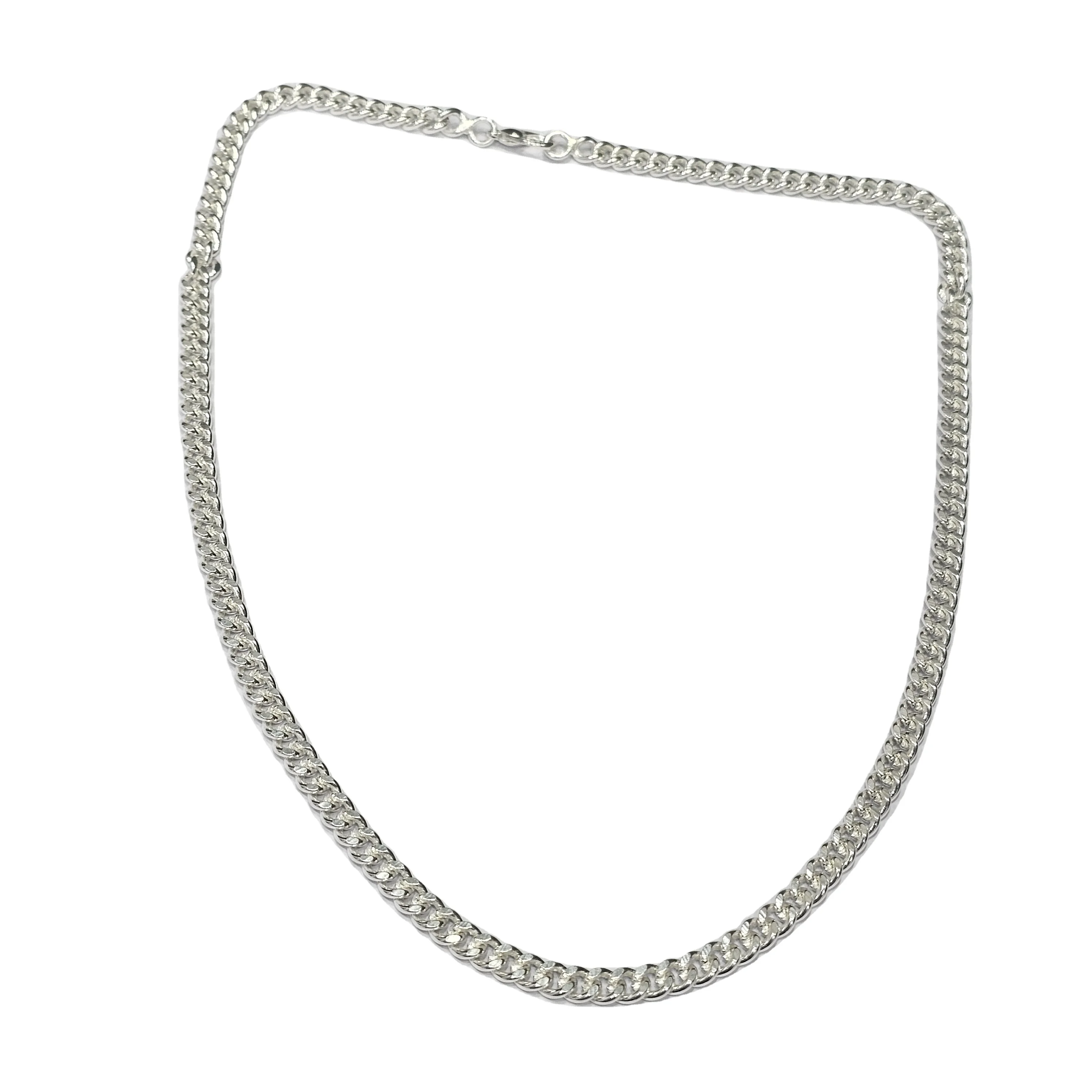 925 Sterling Silver Excellent Quality Long Link Chain Handmade Designer Classic Long Link Chains For Both Man And Woman