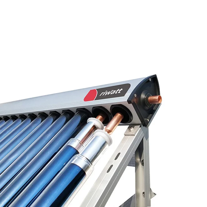 Riwatt 15 20 30 Tube Evacuated Vacuum Tube Heat Pipe High Pressurized Solar Collectors for Split Pressurized Solar Water Heating