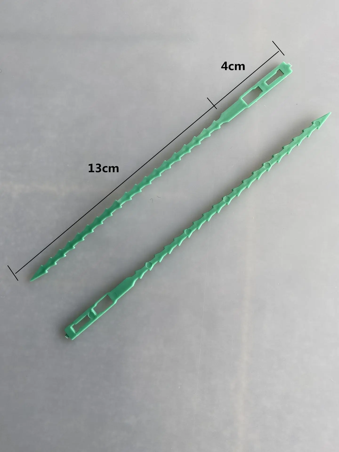 100pcs 13CM Pe Adjustable Plant Garden Green Gardening Cable Tie Fixing Planting Care Potted Plants Wrapping Shelf