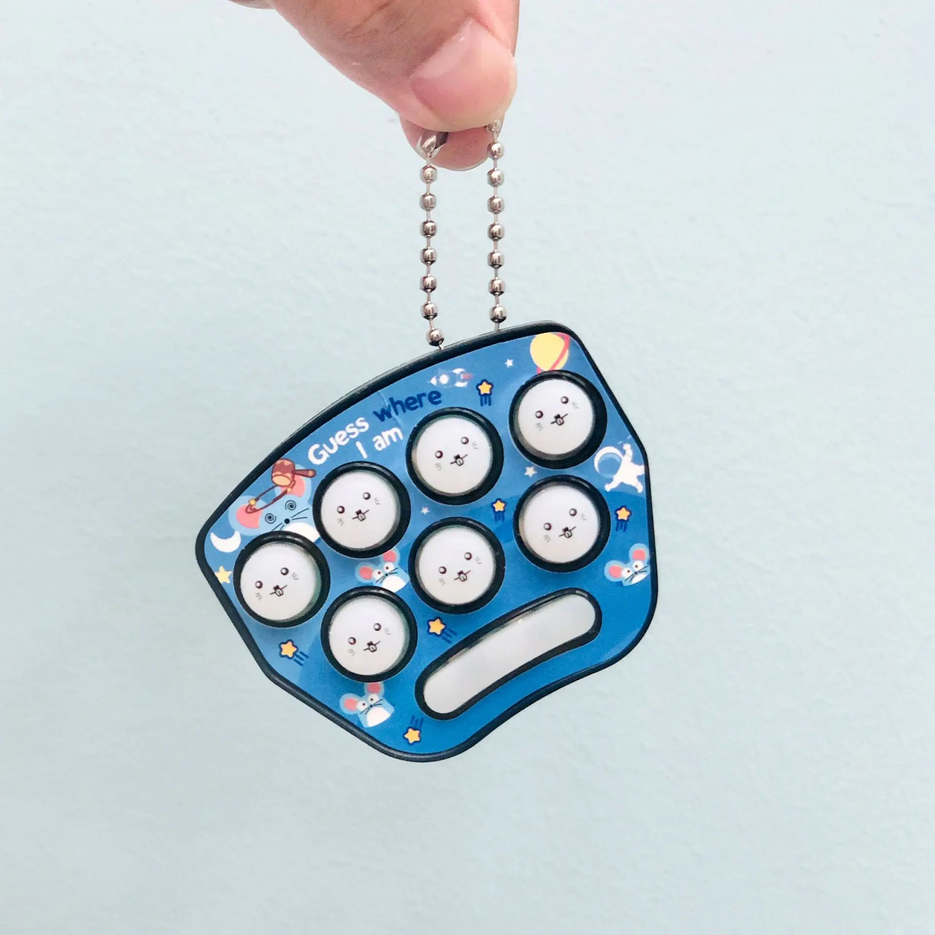 Wholesale Cross-border Mini Handheld Game Console Cartoon Pattern Whack-a-mole Electronic Light-emitting Led Flashing Toy