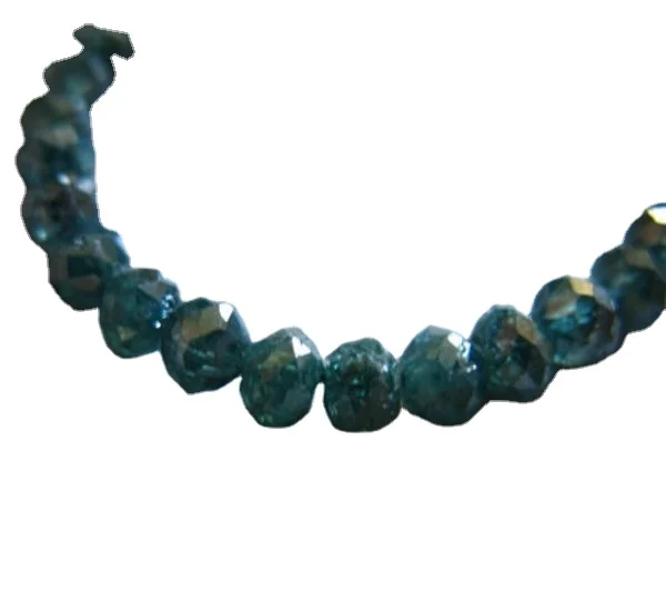 2 mm to 5 mm Genuine Blue Faceted Diamond Beads For Necklace / Strands,Diamond Beads for Bracelet Necklace Jewelry,Natural Beads