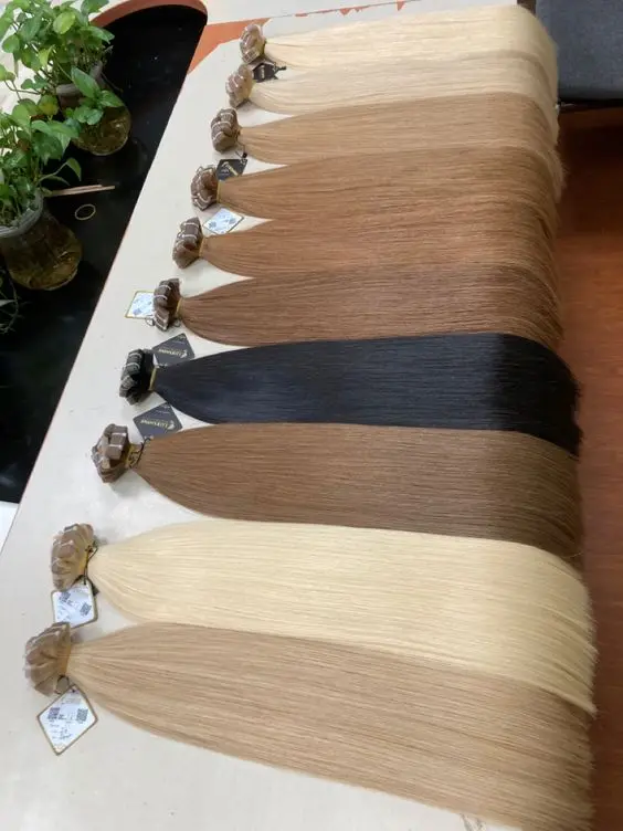 Wholesale Tape In Hair Extention Natural Looking 100% Human Tape Hair, Vietnamese hairTape Hair Extensions