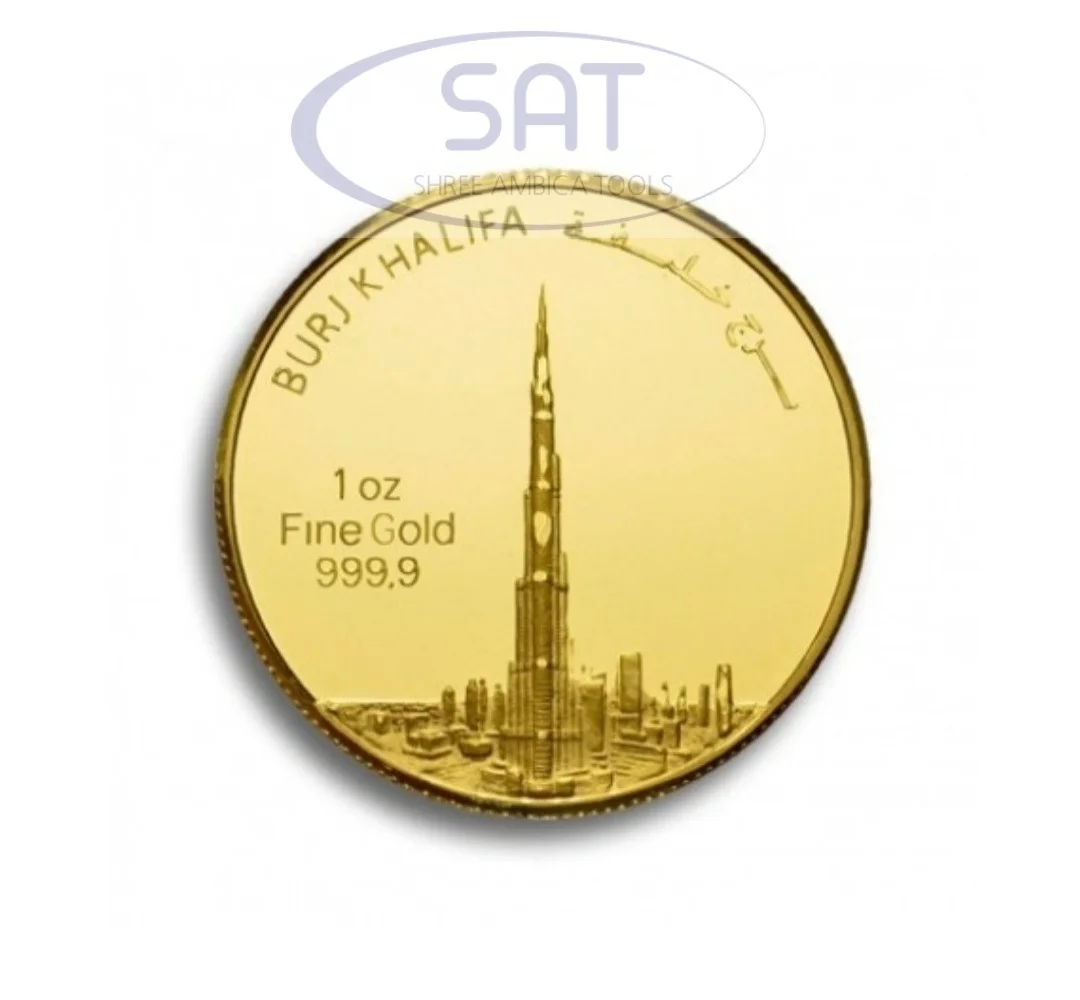 Burj Khalifa Coining Die for Dubai Gold Coin Making Jewellery Middle East Jewelry Making Tools