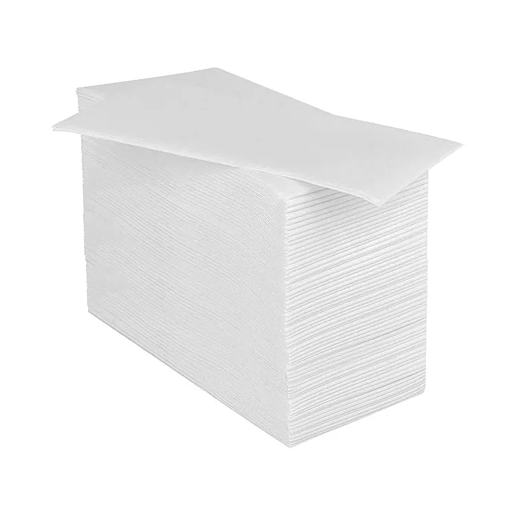 OEM/ODM Available Wholesale Supplier 40*20cm Nonwoven Disposable Airlaid Cellulose Towels Custom Made Salon Face Use Dry