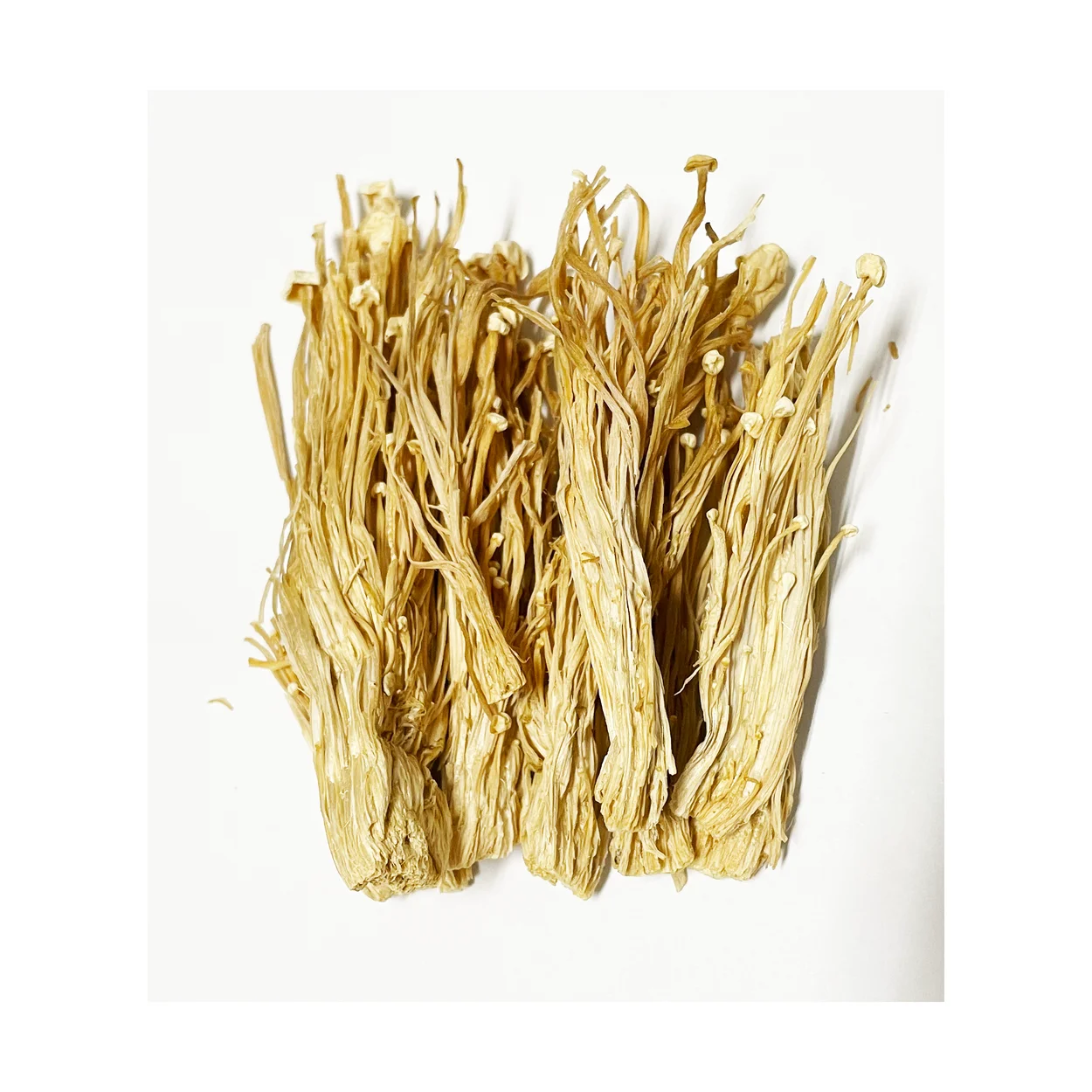 High fiber flammulina dried enoki mushroom
