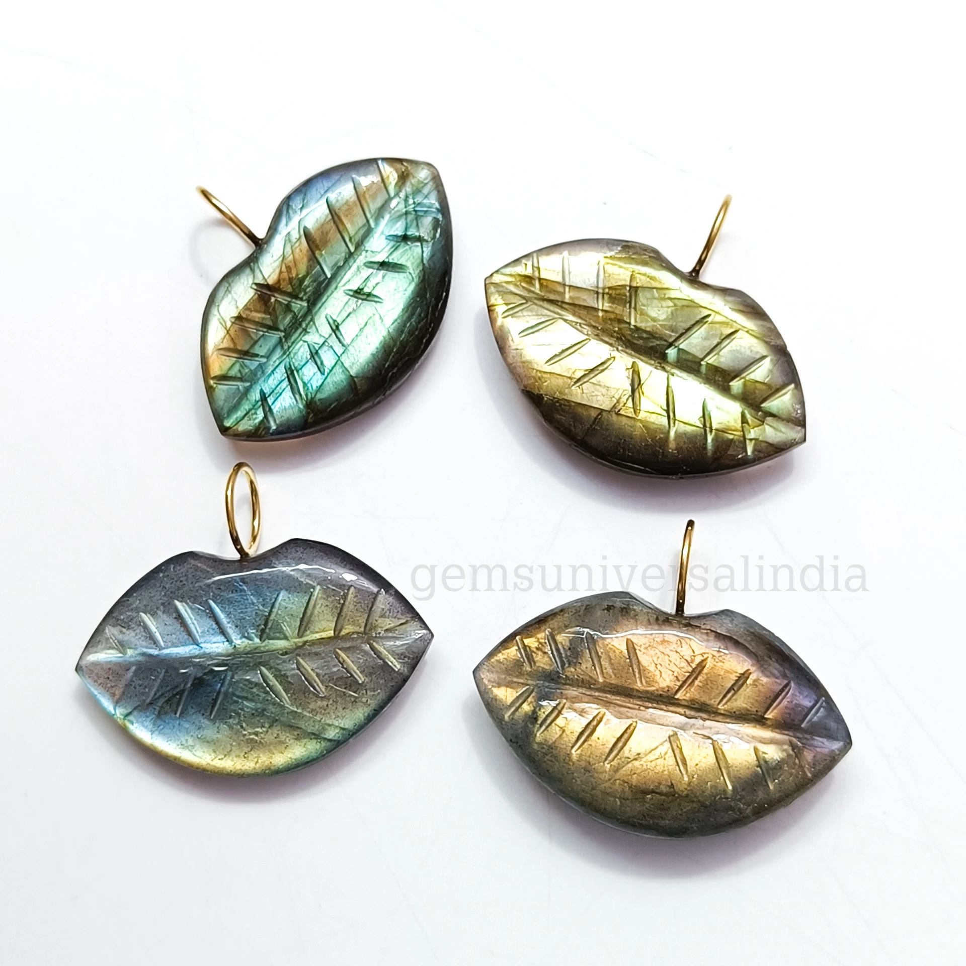 Hip Hop Fashion 925 Sterling Silver Labradorite Gemstone Lips Charms for Jewelry Making Handmade Trendy Female Pendant Necklace