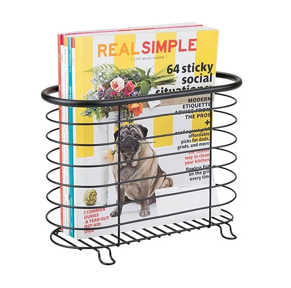 New Designer Office Table Decor Magazines Book Stand Superior Quality Metal document Storage rack Office Desk File Rack Holder