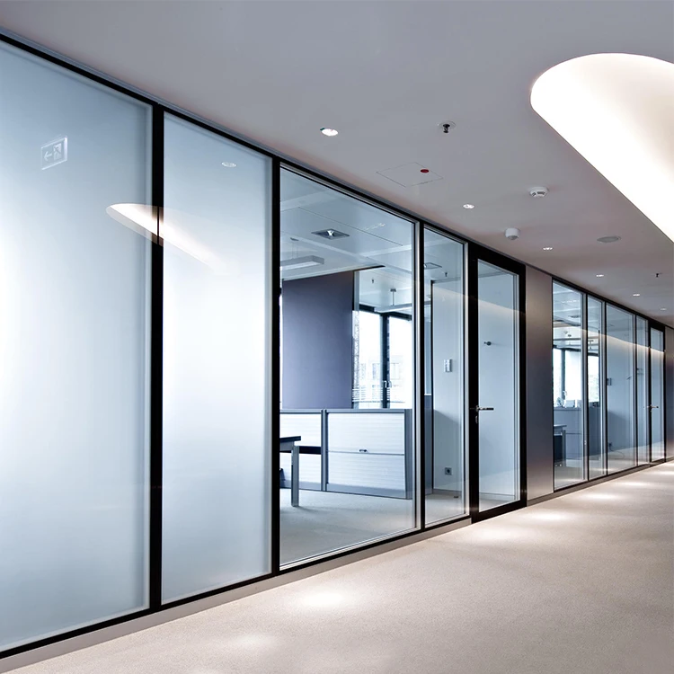 Chinese design house villa exterior hurricane proof metal frame aluminium profile triple glass sliding door