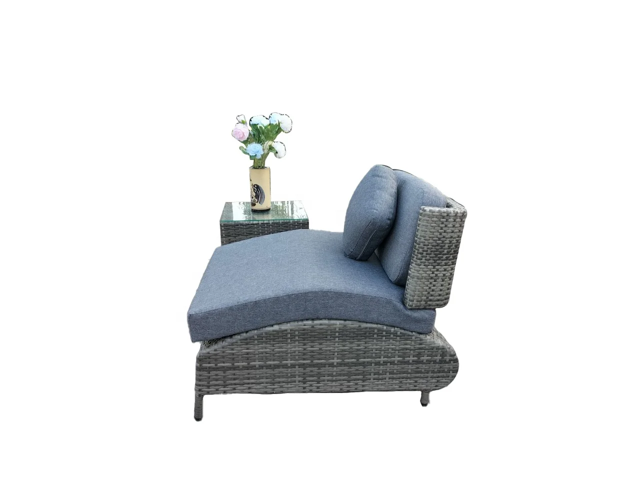 PRSF-022 Outdoor Patio Garden Leisure Seating set sofa with comfortable cushion and side coffee table