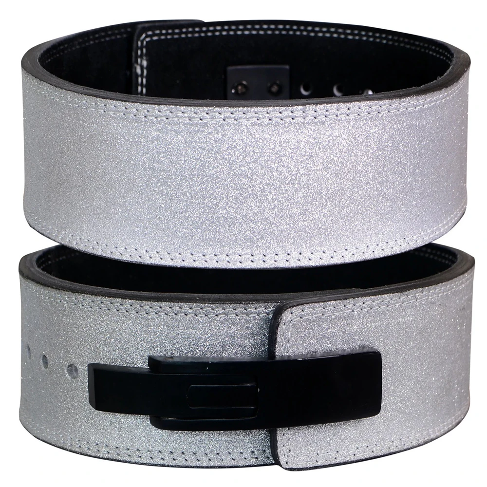 Hot sale Best quality custom grey  lever belt / back support weightlifting lever buckle belt adjustable