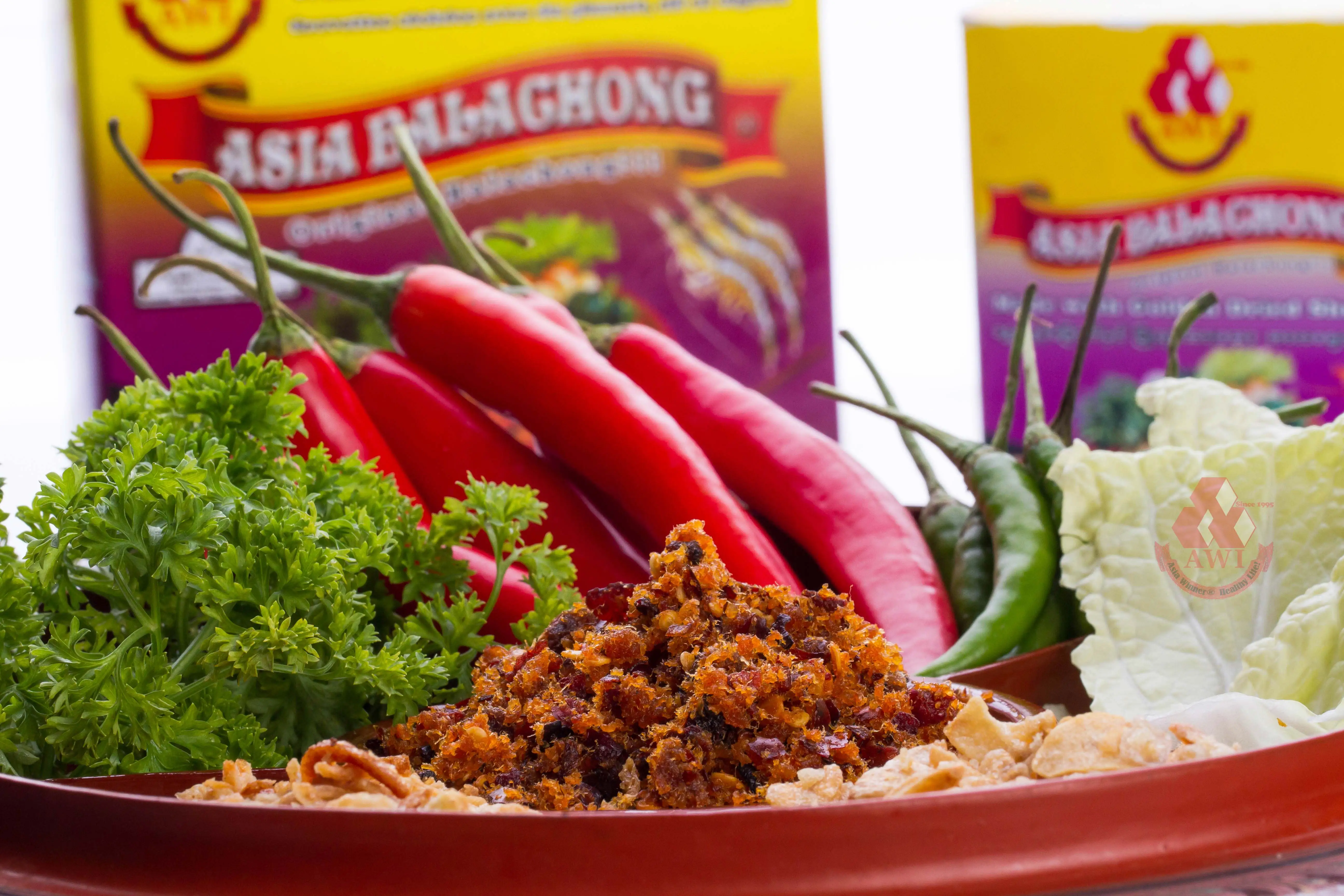 Ready To Eat Shrimp Chilli (Preservative-Free Crispy Spicy Dried Shrimp Snack) Balachong