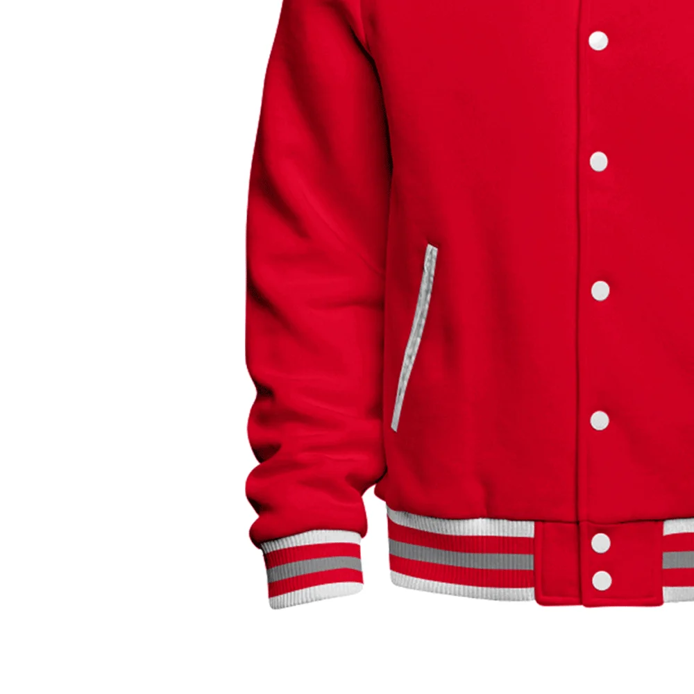 Custom Made Wholesale Cheap Price 100% Cotton Polyester Solid Color Baseball Letterman Men Jackets Best Outdoor Jackets