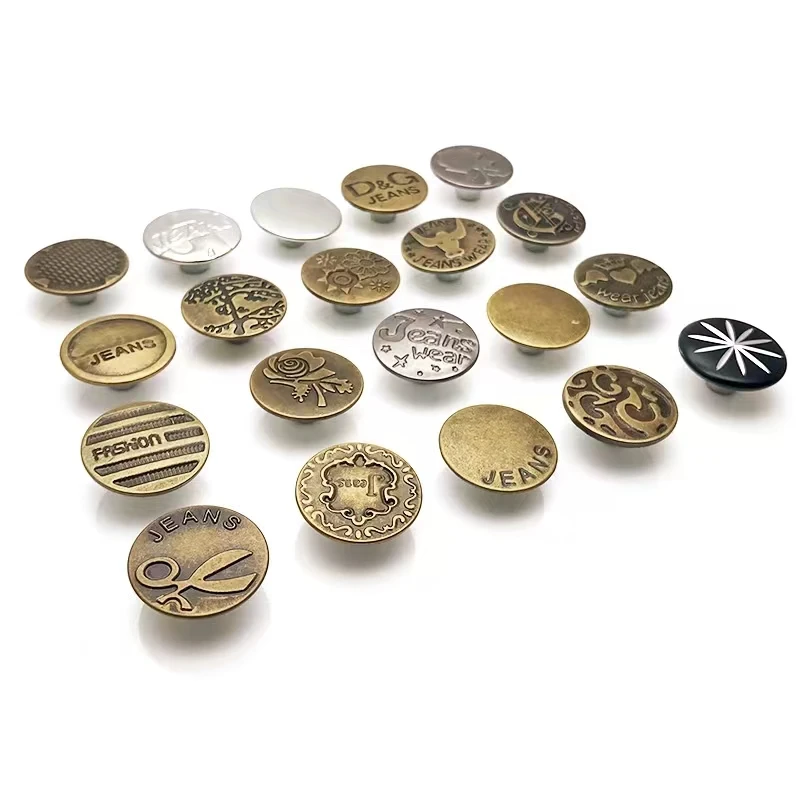 Custom Snap Buttons Garment Rivet With Logo