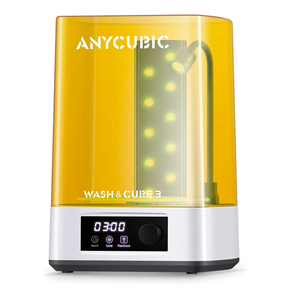 Новая модернизированная машина для стирки и отверждения ANYCUBI 3 0 2 в 1 станция размер 165*100*180 мм 3D-принтеров