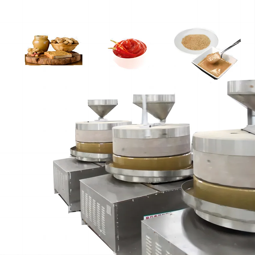 stone mill machine  grind Peanut Butter Tahini high quality stone mill