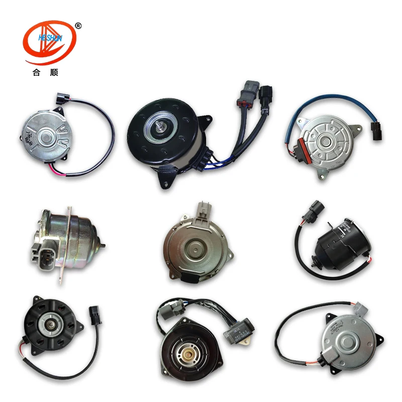 Manufacture Auto dc car radiator fan motor for BMW Nissan Toyota GM Honda Suzuki 12v 14v Denso radiator cooling fan motor prices