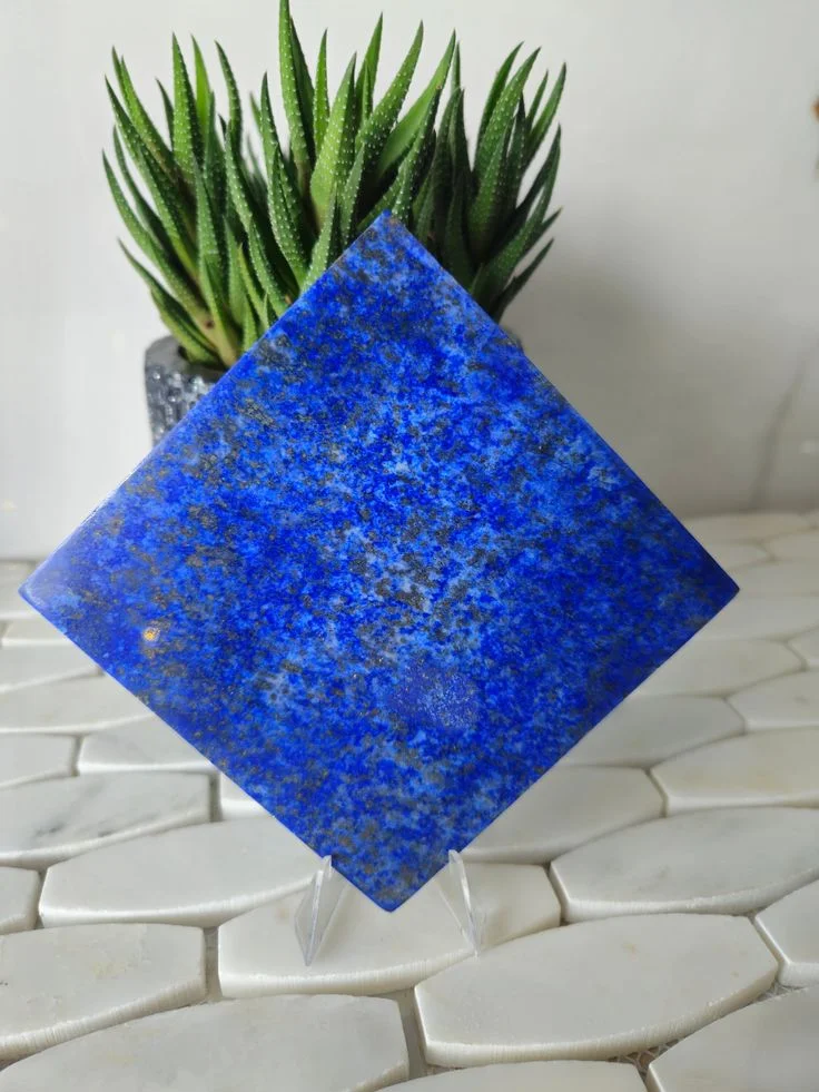 Best Quality Natural Lapis Lazuli Tile Home Decor Premium Gemstone Material for Unique Design