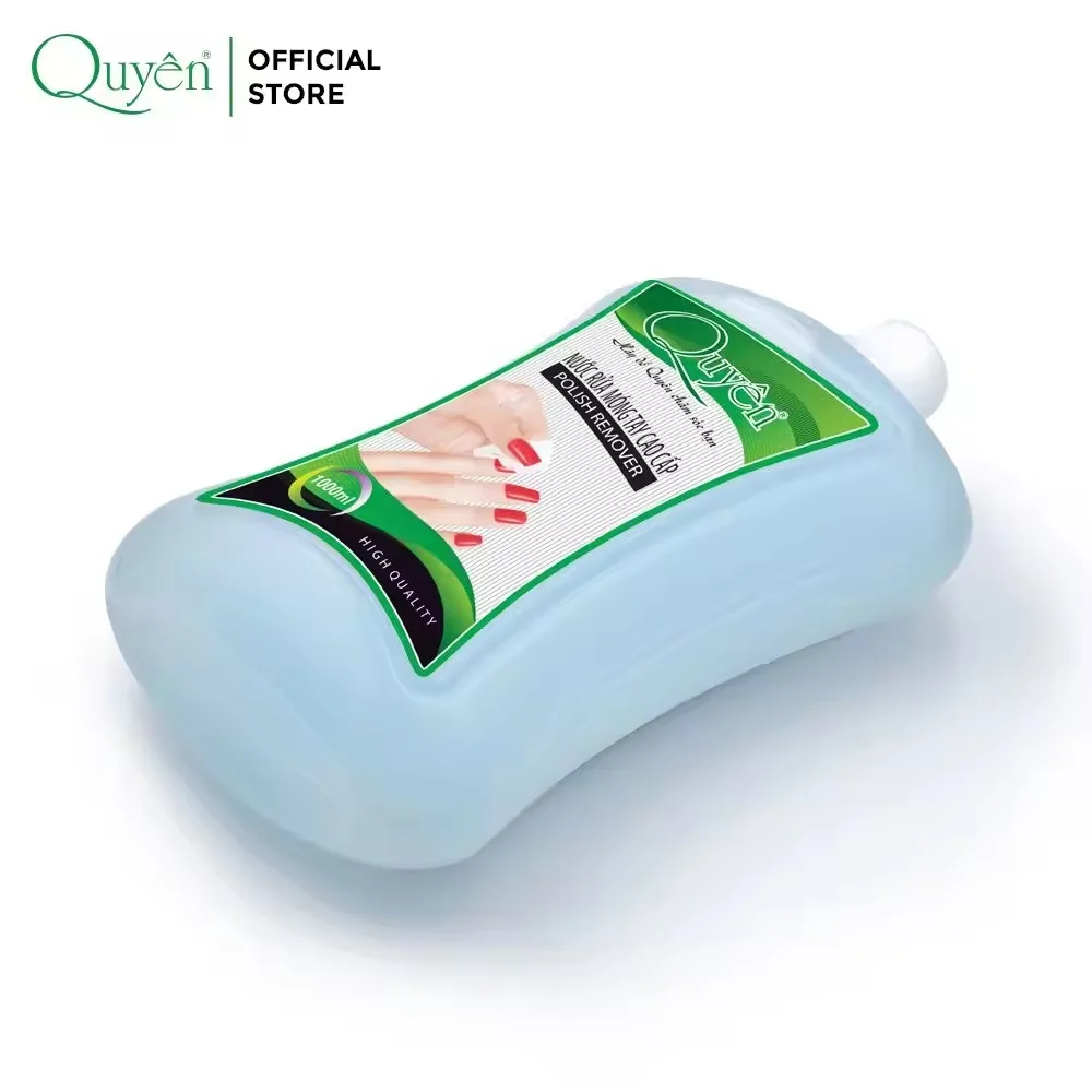 Scent Nail Polish 1000ml Perfumed White Plastic Remover Nail Polish Remover Acetone Free Quyen Beauty AC1H2